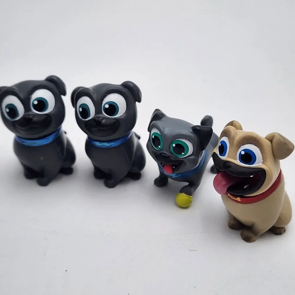 DISNEY JR Puppy Dog Pals PVC Figures Lot-of-11 Cake‎ Toppers toys